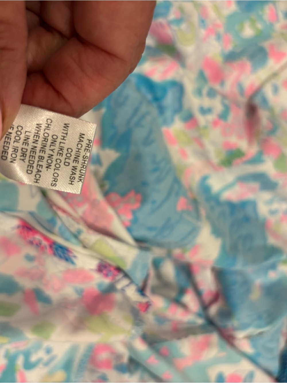 Lulu-B Floral Tropical Blue Pink Bomber Jacket - Picture 3 of 5